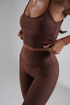 Women's Court Leggings - Brown