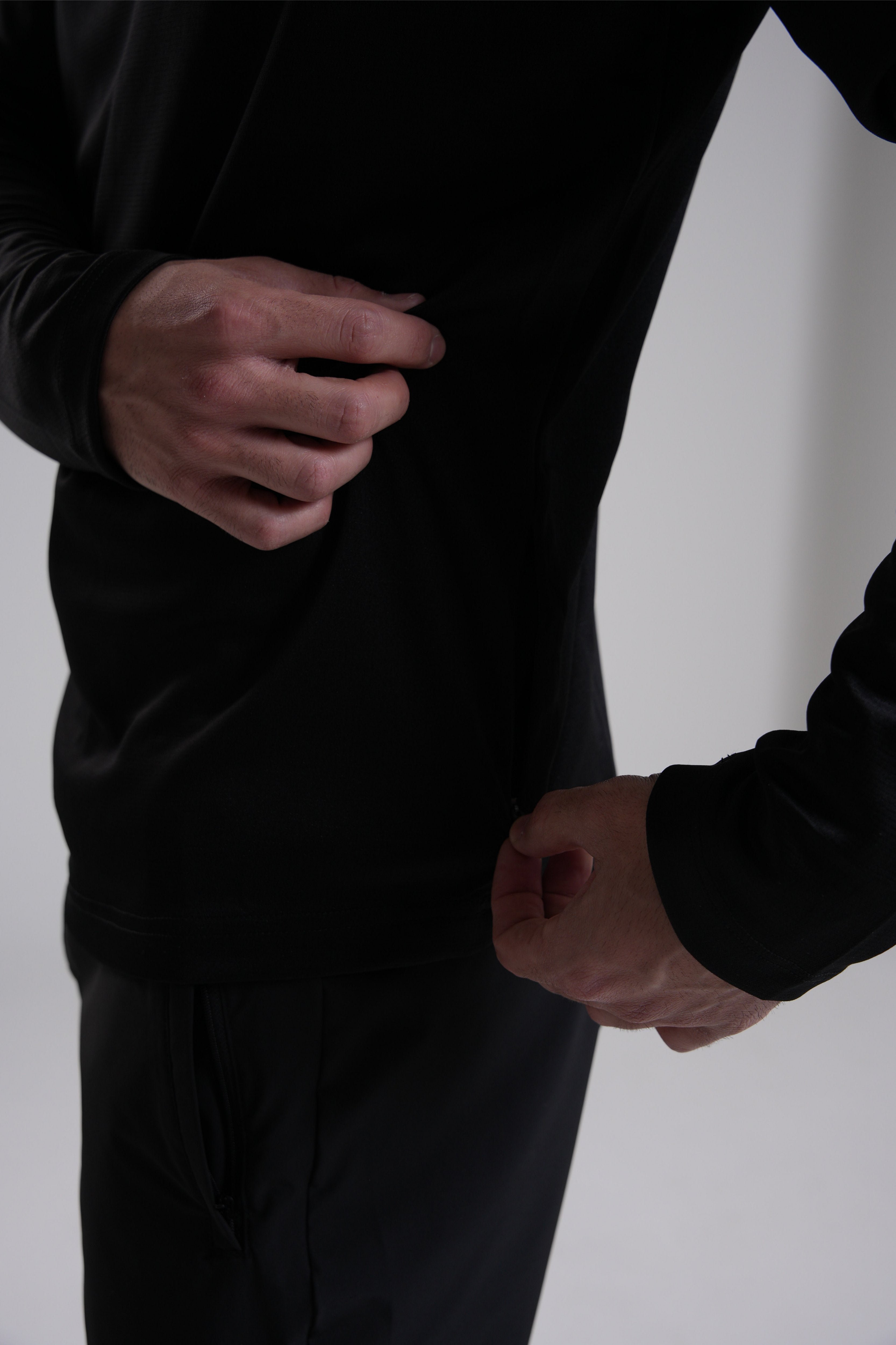 Men's Quarter Zip - Black